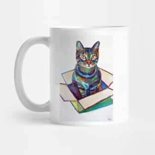 Cute CAT IN A BOX Mug